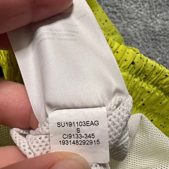 Jordan Shorts Mens Small Poolside Swim Trunks Neon Cement Swimsuit CI9133-345 - Picture 6 of 11